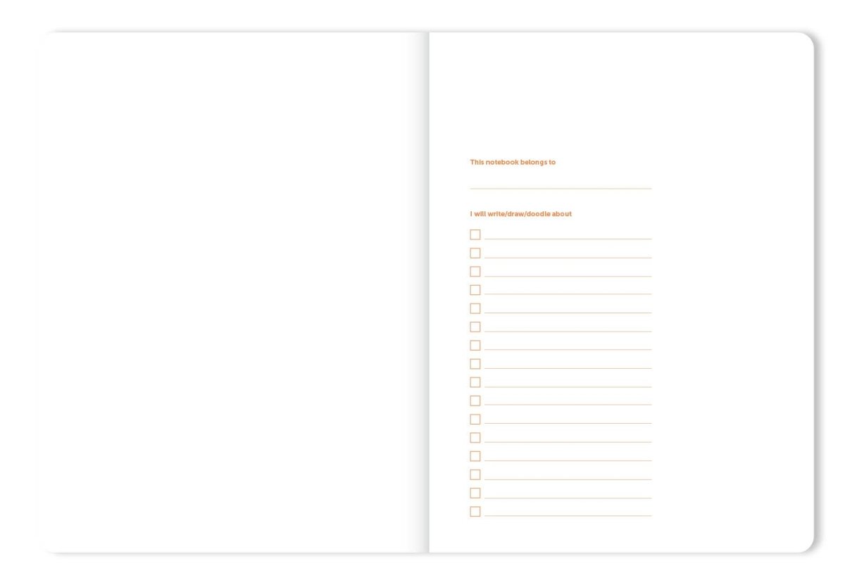 Linnen journal - notitieboek - Notitieboek - The Perfect Desk