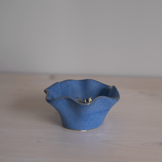 Opbergbakje - keramiek - blauw - Kantooraccessoires - The Perfect Desk