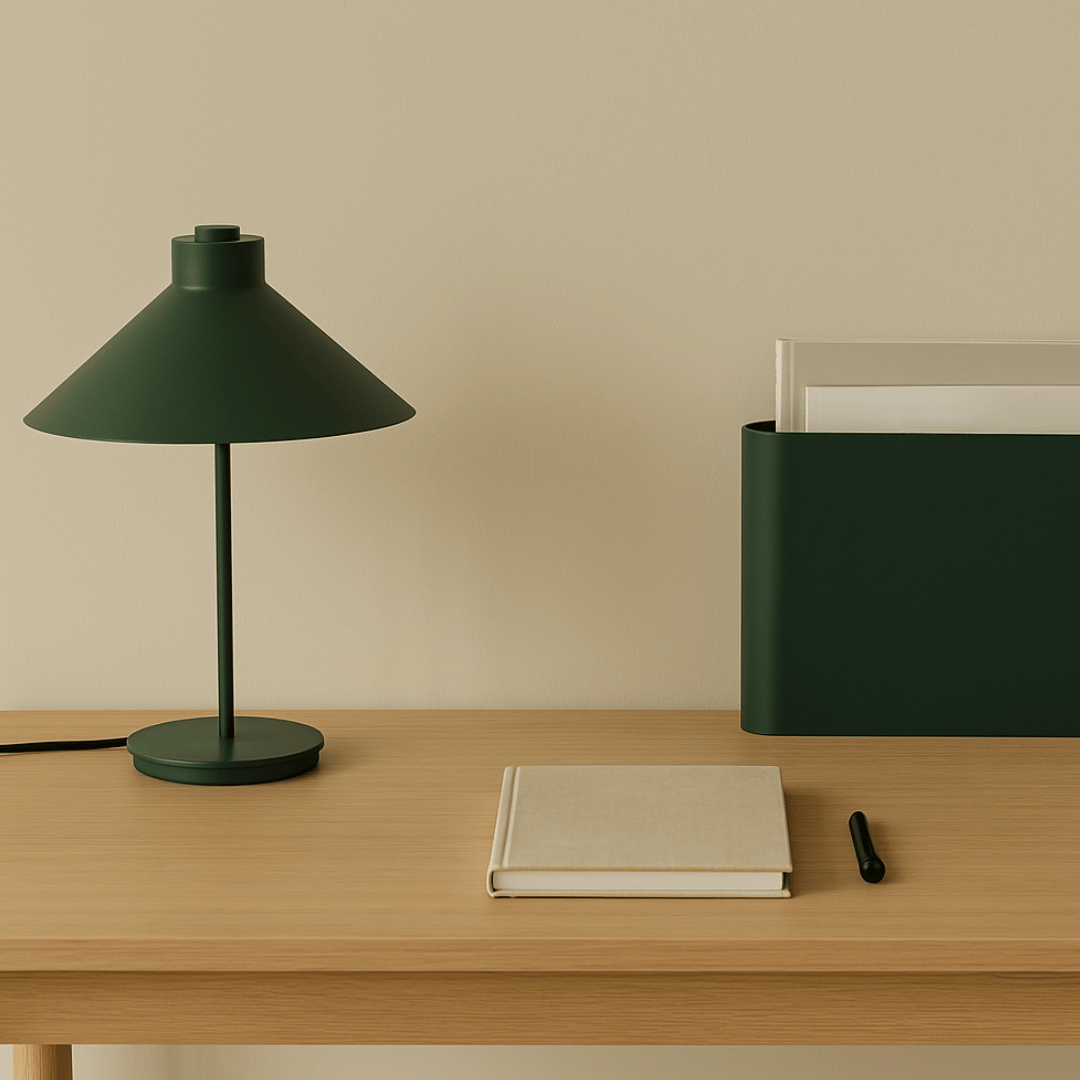 Shape Table Lamp - bureaulamp groen - Lamper - The Perfect Desk