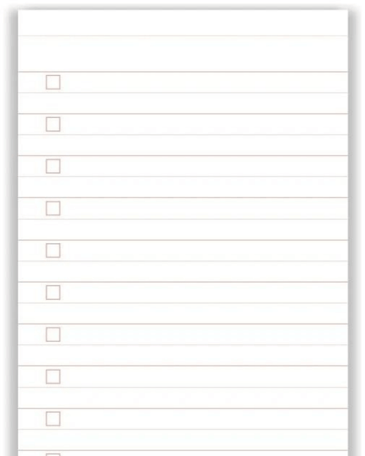 To do list - beige - to do list - The Perfect Desk