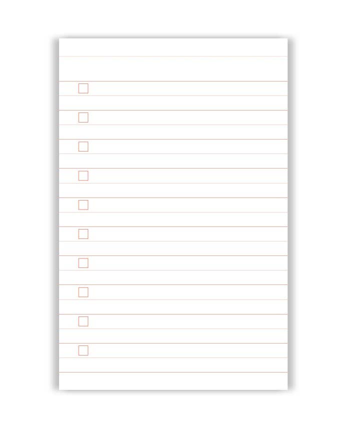 To do list - blauw - to do list - The Perfect Desk