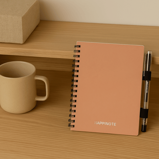 Uitwisbaar notitieboek A5 - roze - Notitieboek - The Perfect Desk