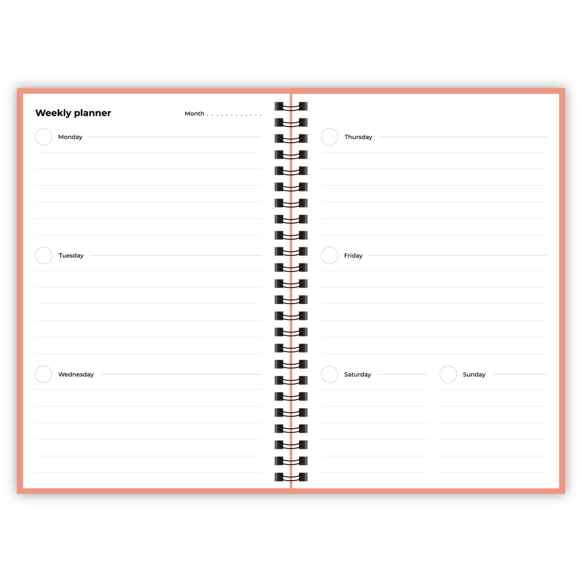 Uitwisbaar notitieboek A5 - roze - Notitieboek - The Perfect Desk