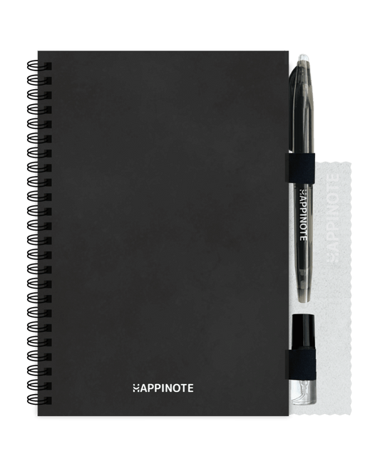 Uitwisbaar notitieboek A5 - zwart - Notitieboek - The Perfect Desk