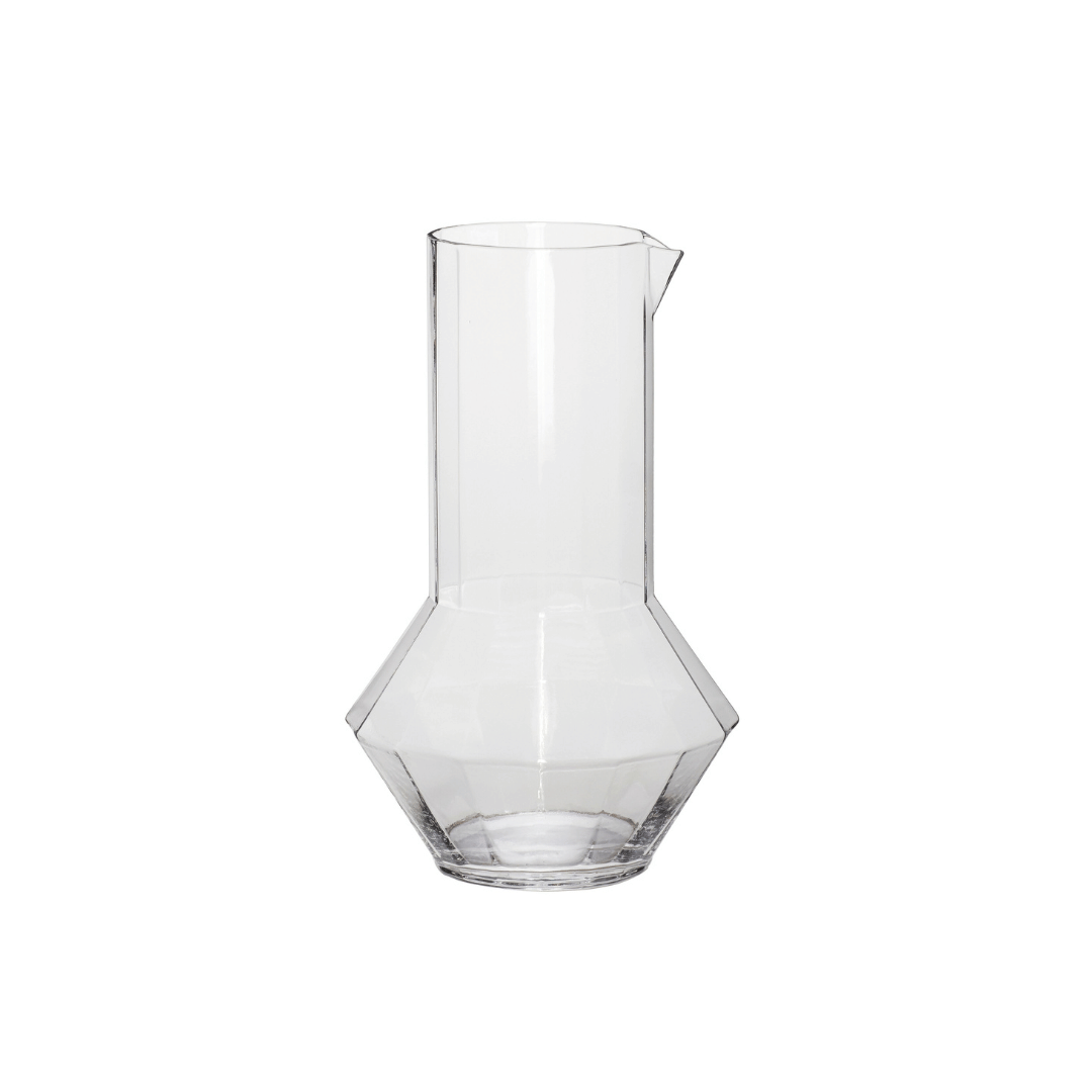 Waterkaraf met bijpassende glazen - Aster Jug Clear + glasses - glaswerk - The Perfect Desk
