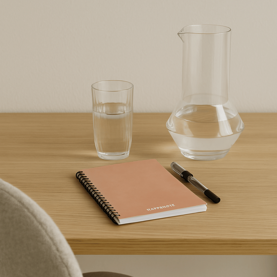 Waterkaraf met bijpassende glazen - Aster Jug Clear + glasses - glaswerk - The Perfect Desk