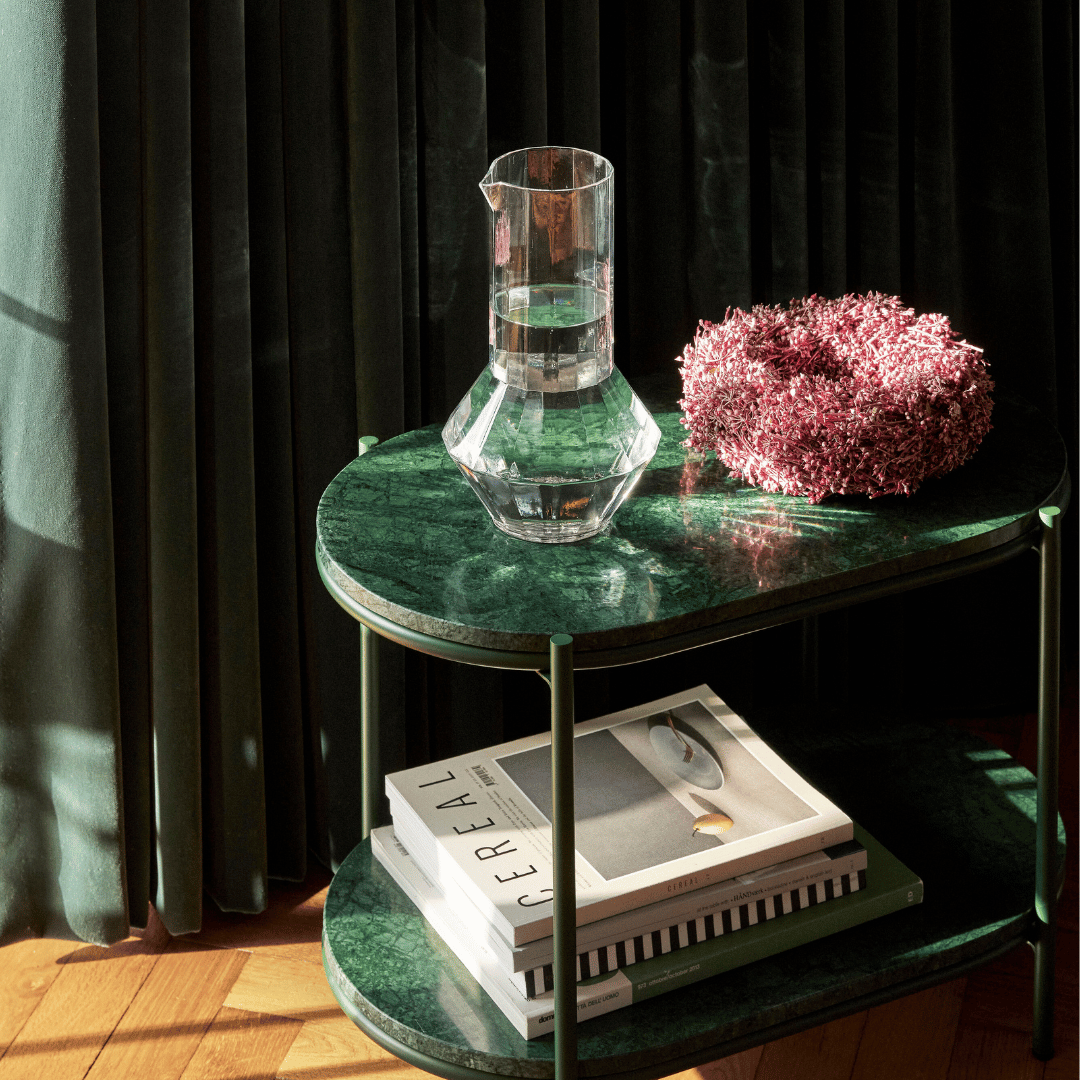 Waterkaraf met bijpassende glazen - Aster Jug Clear + glasses - glaswerk - The Perfect Desk